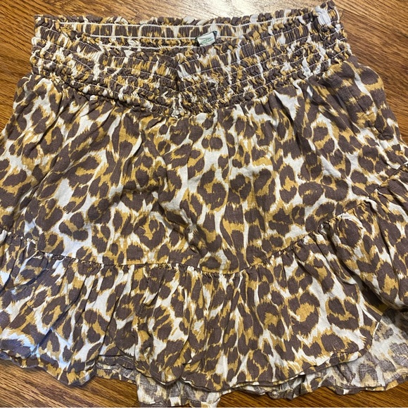 Aerie cheetah print flowy skirt - Picture 2 of 4